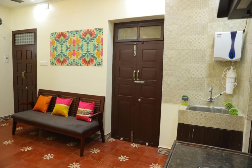 Heritage Home With 3 Bed/3 Bath With Kitchen In A Residential Neighborhood. 马杜赖 外观 照片